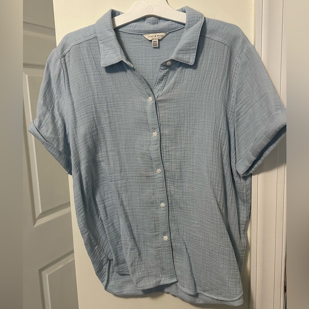Lucky Brand Light Blue Casual Shirt
